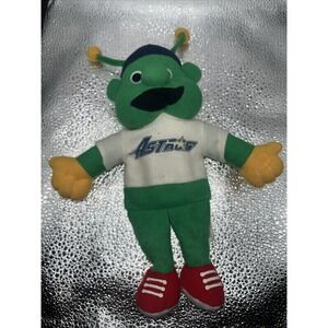 Vintage 90's Coca Cola Houston Astros Beanie Plush Orbit 0 Collectable Promo